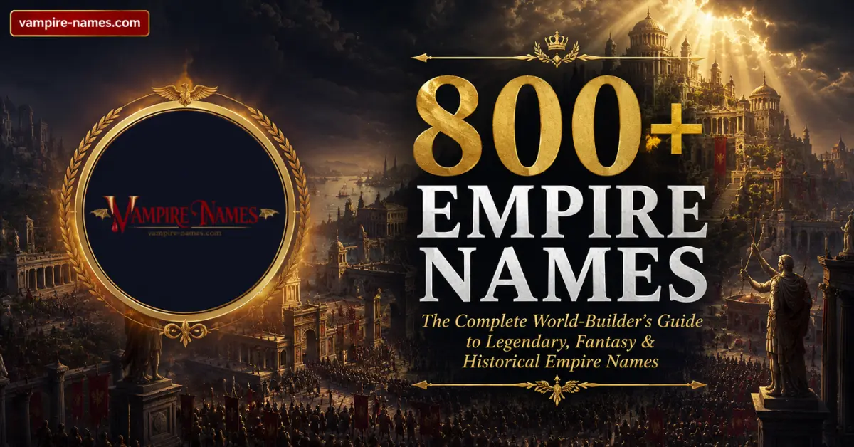 800+ EMPIRE NAMES 1 800+ empire names with meanings — complete world builder guide to legendary fantasy and historical empire names featured image