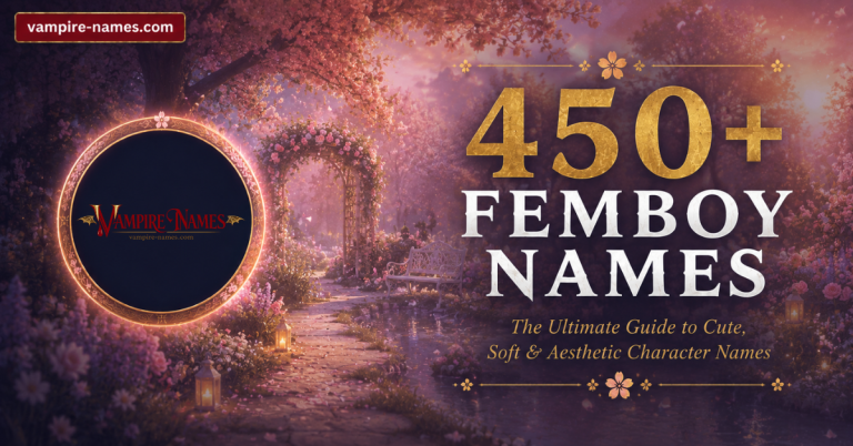 450+ femboy names — featured image with soft aesthetic pastel background