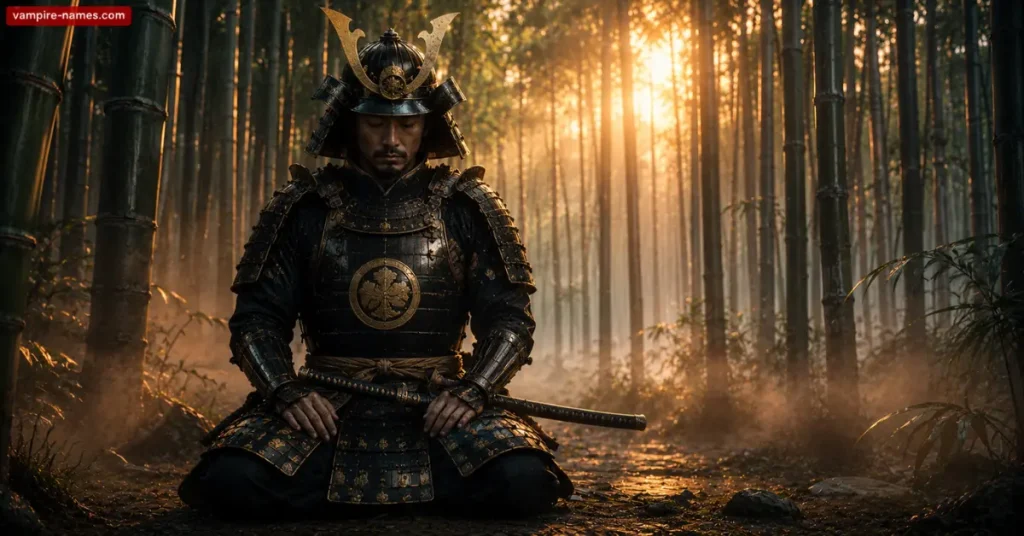 800+ Warrior Names with Meanings 5 Japanese samurai warrior names — samurai character concept art bamboo grove