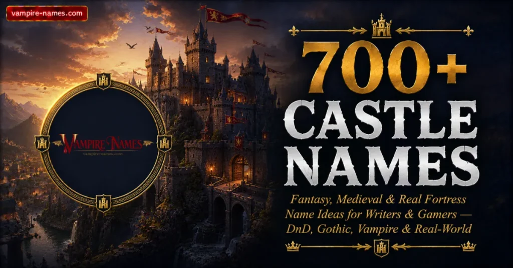 700+ Castle Names 2 700+ castle names โ fantasy medieval and real fortress name ideas for writers and gamers featured image