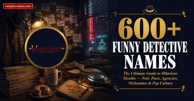 600+ Funny Detective Names 6 600+ funny detective names โ ultimate guide to hilarious sleuths investigators noir puns and agency names featured image
