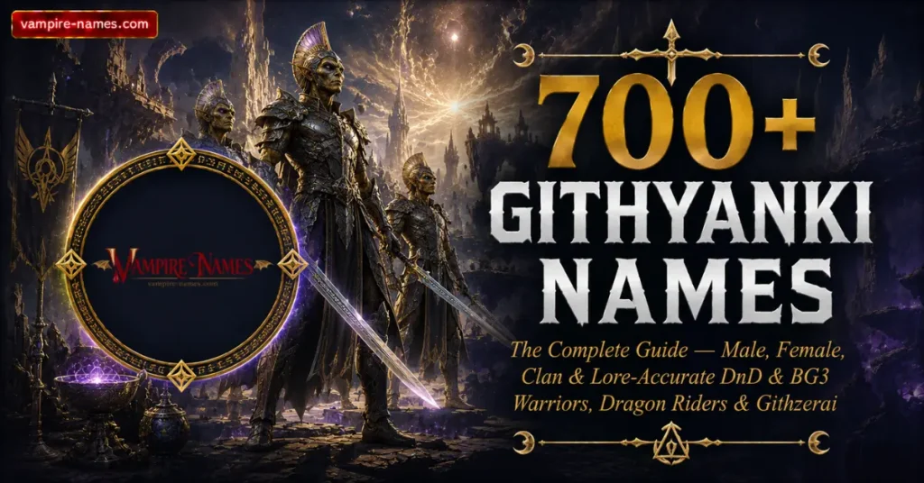 700+ GITHYANKI NAMES 4 700+ githyanki names โ complete guide to male female clan and lore-accurate DnD and BG3 names featured image
