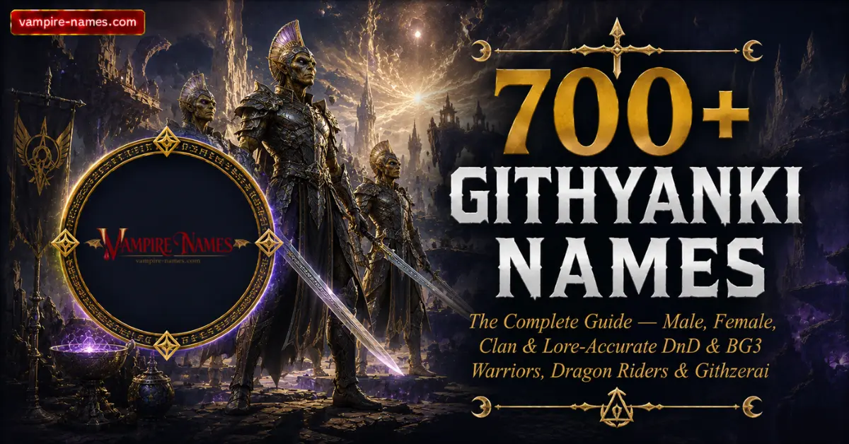 700+ GITHYANKI NAMES 1 700+ githyanki names โ complete guide to male female clan and lore-accurate DnD and BG3 names featured image