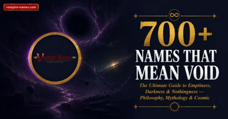 700+ names that mean void — ultimate guide to emptiness darkness and nothingness names philosophy mythology cosmic featured image
