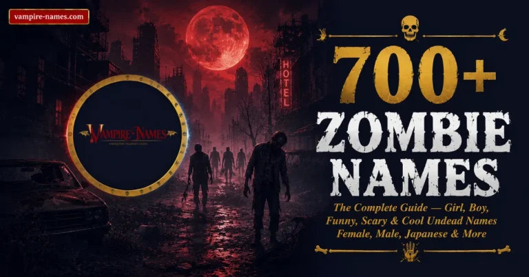 700+ zombie names — complete guide to girl boy funny scary and cool undead names featured image